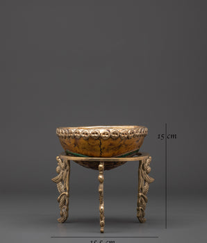 Buddhist Kapala Vessel | Spiritual Kapala Cup