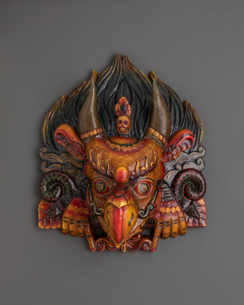Garuda protector mask wall hanging