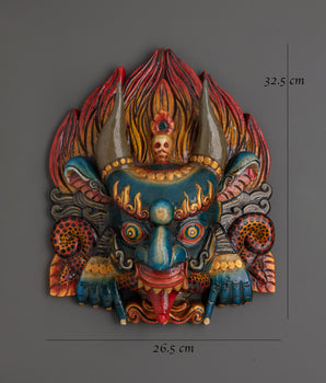 Fierce Expression Wall Mask | For Sacred Spaces