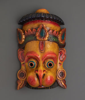 Hanuman Mask Wall Decor | Protection Wall Art