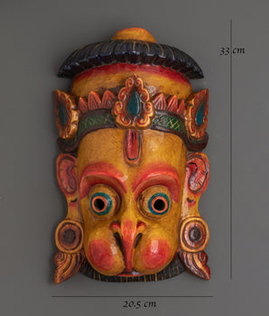 Hanuman Mask Wall Decor | Protection Wall Art
