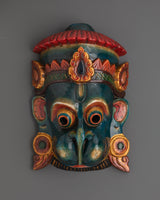 Hindu Deity Mask Wall Hanging
