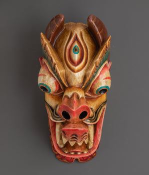 Tibetan Religious Wall Art | Spiritual Protection Wall Hanging