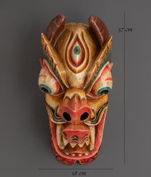 Tibetan Religious Wall Art | Spiritual Protection Wall Hanging