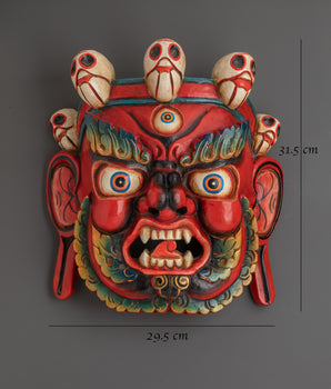 Wrathful Deity Wall Hanging | Rituals & Sacred Home Decor