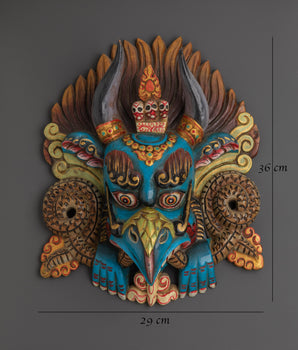 Himalayan Garuda Wall Hanging | Wooden Wall Hanging