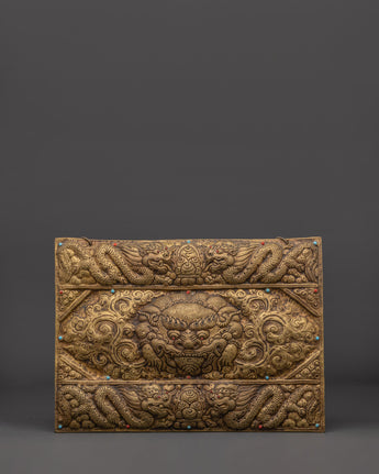 Tibetan Dragon Art Wall Hanging