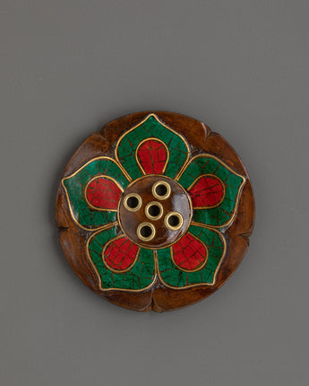 Handcrafted Tibetan Art Incense Stand