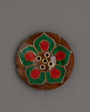 Handcrafted Tibetan Art Incense Stand