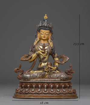 Sacred Copper Statue of Dorje Sempa | The Diamond Being
