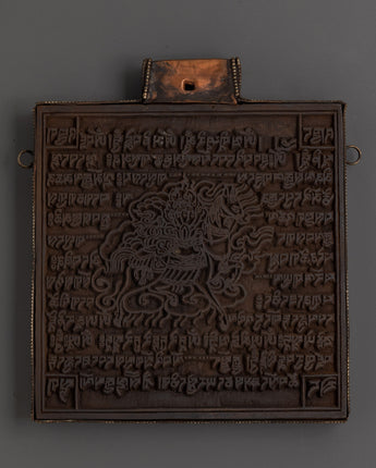 Tibetan woodblock stamp