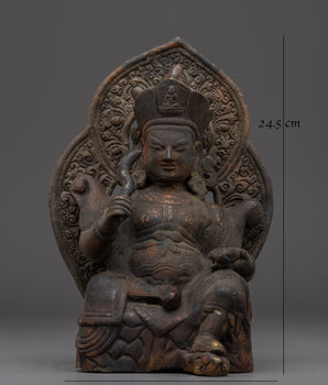 Vaishravana Handcrafted Statue | Prosperity and Protection Altar Decor