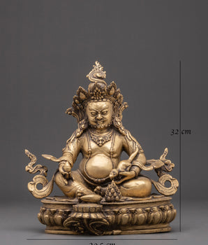 Wealth Deity Dzambhala Statue | Figurine for Prosperity