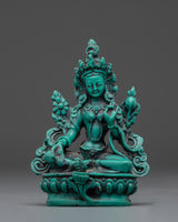 Sacred Bodhisattva Green Tara Statue