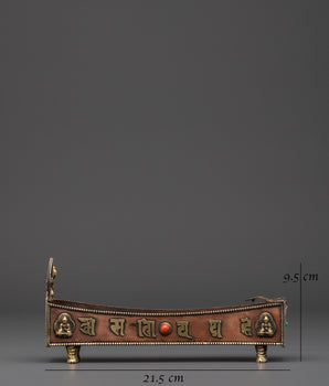 Handmade Zen Incense Burner for Meditation | Copper Brass Incense Holder