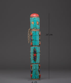 Himalayan Buddhist Incense Burner | Brass and Copper Spiritual Decor