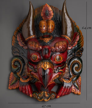Handcrafted Traditional Mask | Sacred Art Piece