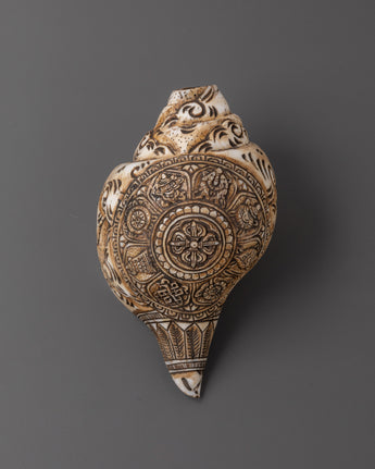 handcrafted-tibetan-conch-shell
