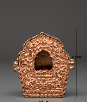 Copper Handcrafted Ghau box | Meditation Energy