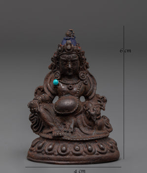 Handcrafted Dzambhala Prosperity Statue | Tibetan Wealth Deity for Abundance