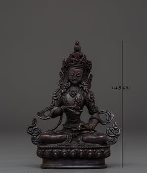 Oxidized Copper Vajrasattva | Statue for Meditation & Blessings