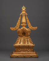 Handcrafted Buddhist Alter Stupa