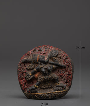 Vajrayogini Fossil Carving Statue |  Spiritual Home Decor for Empowerment