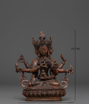 Oxidized Copper Namgyalma Statue | Symbol of Longevity and Prosperity