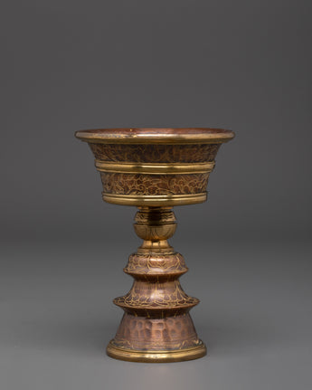 Traditional Handcrafted Tibetan Butter Lamp