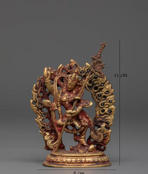 Vajrayogini Handcrafted Statue | Statue With Gold Plating for Altar