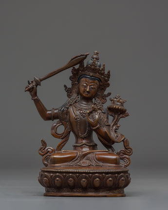 Himalayan Manjushri sculpture