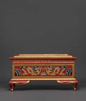 Tibetan Wooden Incense Burner | Buddhist Alter