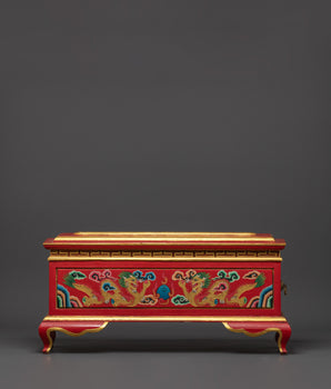 Traditional Ritual Wooden Incense Burner | Sacred Buddhist Home Decor