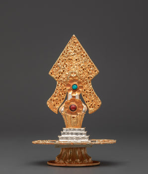 Silver, Gold Plated Torma