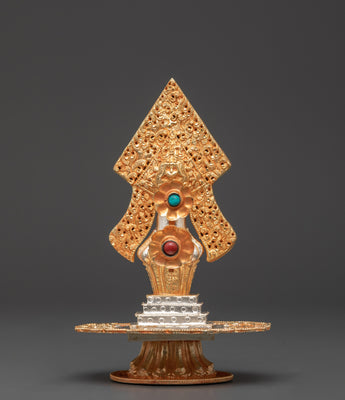 Silver, Gold Plated Torma