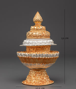 Gold Plated Rice Pot | Symbol of Abundance