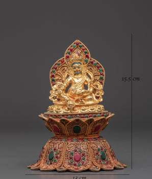Buddhist Prosperity, Dzambhala | Tibetan Wealth Deity Statue