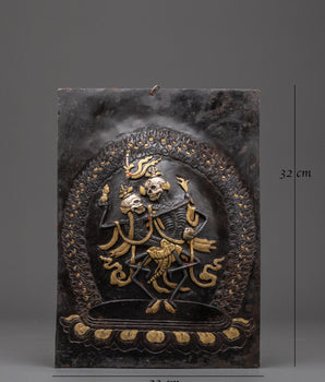 Tibetan Chitipati Wall Hanging | A Sacred Protector Deity for Your Home