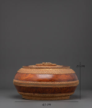 Decorative Altar Rice Pot | Ritual Offering Pot