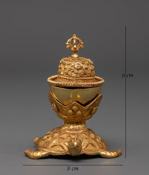 Sacred Kapala Ritual Set | Tibetan Buddhist Offering Set