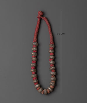 Traditional Silver Mala | Beads for Mindfulness, Protection and Spiritual Practice