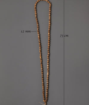 Sacred Ethically Sourced Buffalo Bone Prayer Mala | Buddhist Mala for Spiritual Practice