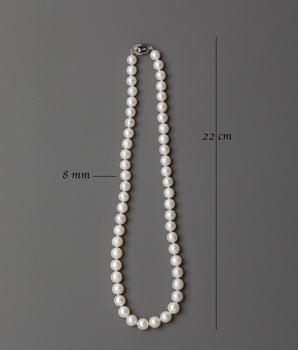 White Pearl Mala Beads for Accessory | Meditation & Fashion Accessory