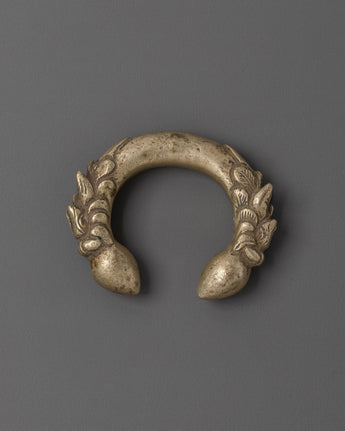 Handcrafted Silver Plated Copper Cuff Bracelet