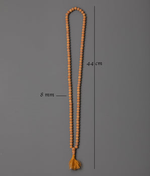 Handmade Herbal Japa Mala | 8mm Beads for Meditation and Prayer