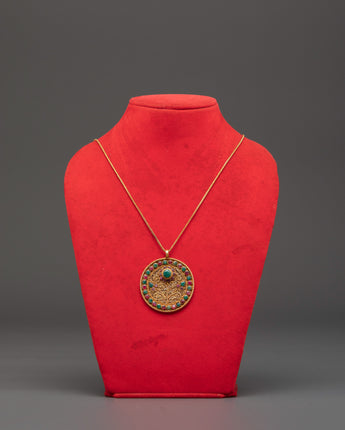 Unique handcrafted gemstone locket