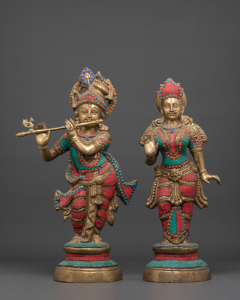Statue of Radha and Krishna