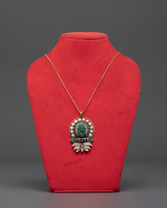 Handcrafted Green Tara Locket Pendent