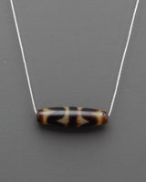 Himalayan Tibetan Dzi Bead Amulet Pendent