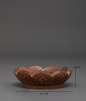 Buddhist Wooden Incense Holder | A Symbol of Serenity and Tranquility